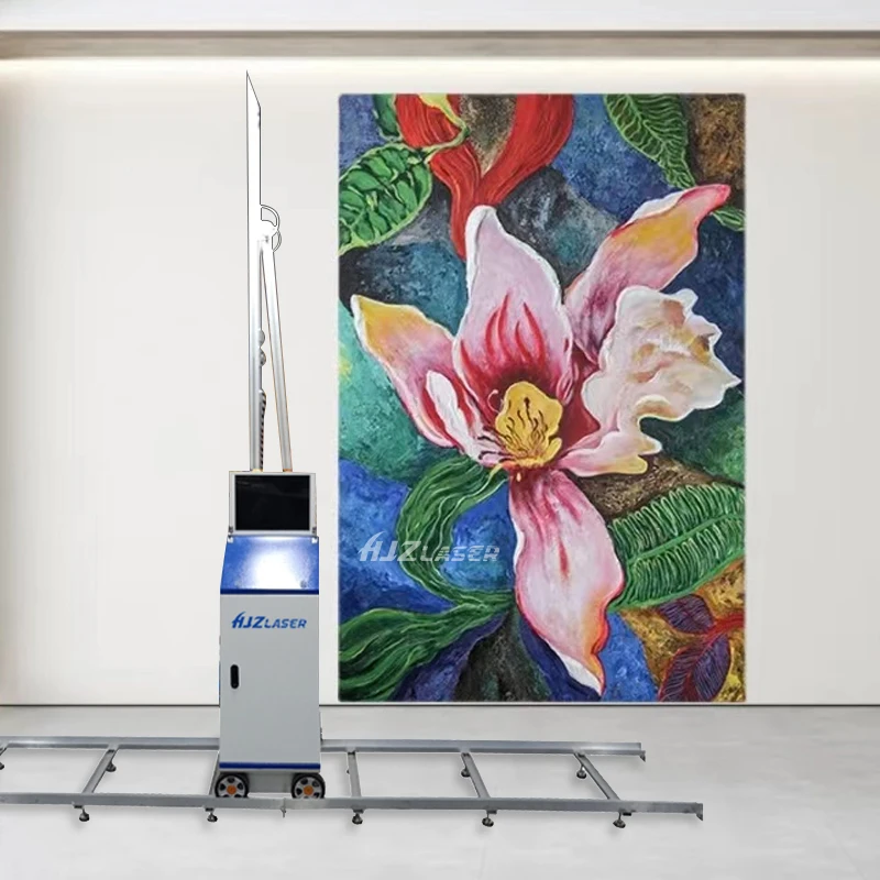 color high definition 3D UV Vertical Wall Printer Direct To Wall