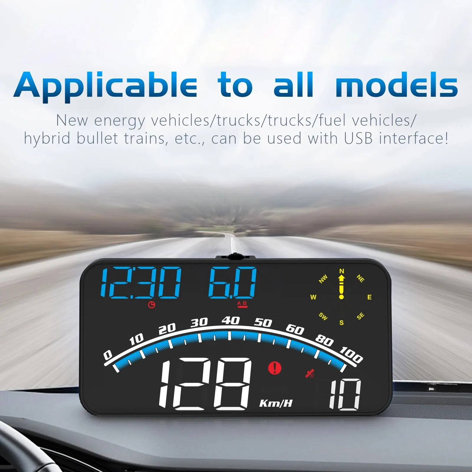  HUD G10  ÷,   ӵ 跮, GPS ӵ, MPH Kmh , ġ ڵ ׸ ǰ 