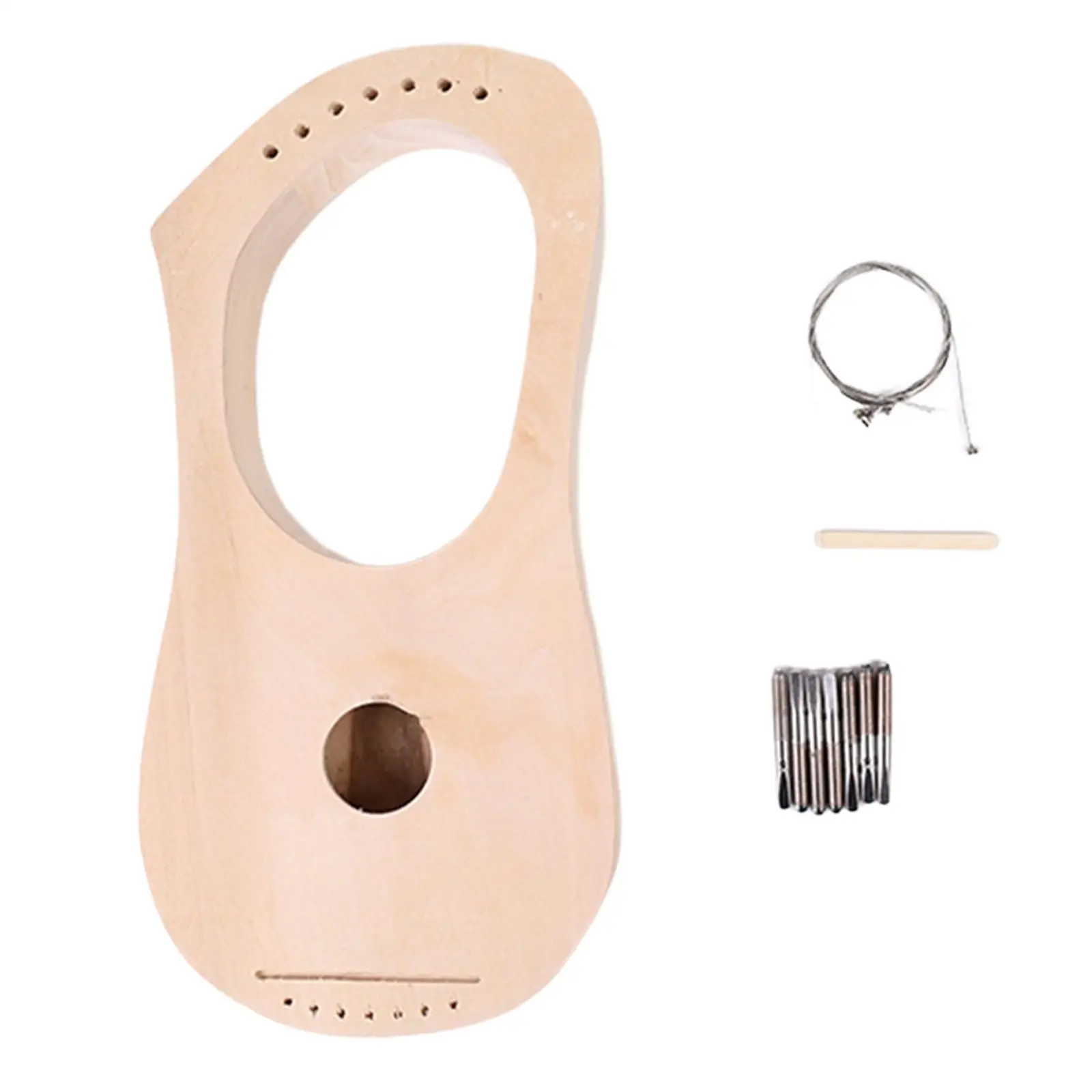 harp 7 String DIY set Ancient Style Sturdy 7 String DIY set harp for Kids Gifts for Kids and Adults Beginner