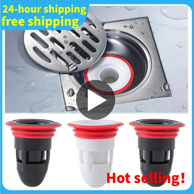 Bath Shower Floor Strainer Cover Plug Trap Silicone Anti-odor Sink Bathroom  Water Drain Filter Insect Prevention Deodorant - AliExpress