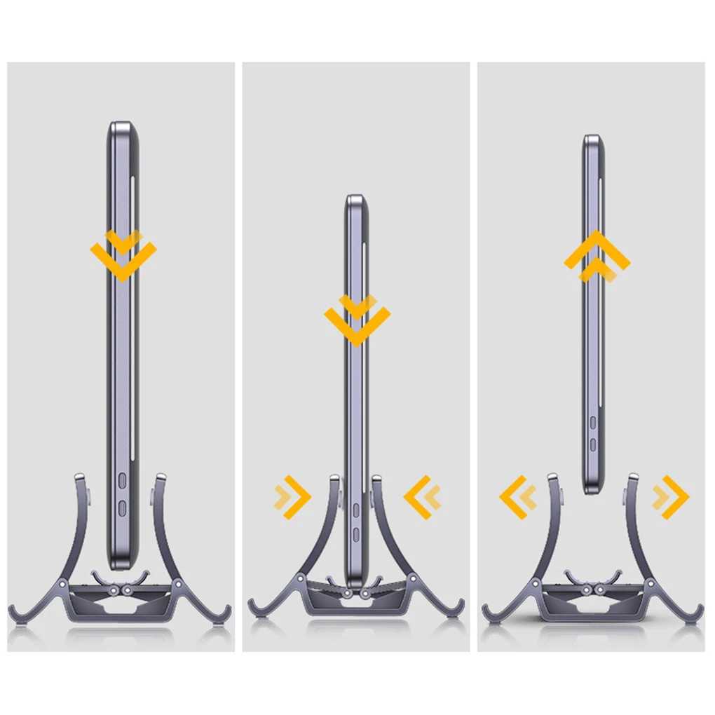 Vertical Laptop Stand Fixed Rack Professional Solid Color Stable Desktop Storage Holder Fixator Support Shelf Black