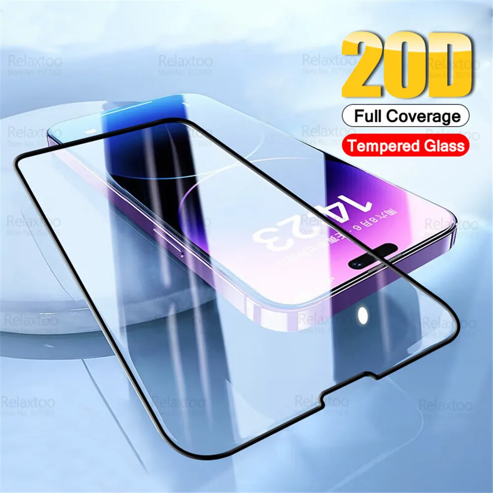 20D Full Cover In Vetro Temperato Per Iphone 14 Pro Proteggi Schermo In Vetro Protettivo Per Iphone 14Pro Max 14 Plus 14 Plus Armor Film