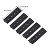 5Pcs Jeans Extension Buckle Elastic Adjustable Waist Button Belt Lengthening for Trousers Pant Waistband Extender Unisex 6
