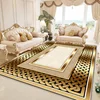 Luxury Golden Decoration Home Rugs Living Room Marble Pattern Carpet Sofa Side Large Area Rug Room Decor Lounge Soft Floor Mat 1