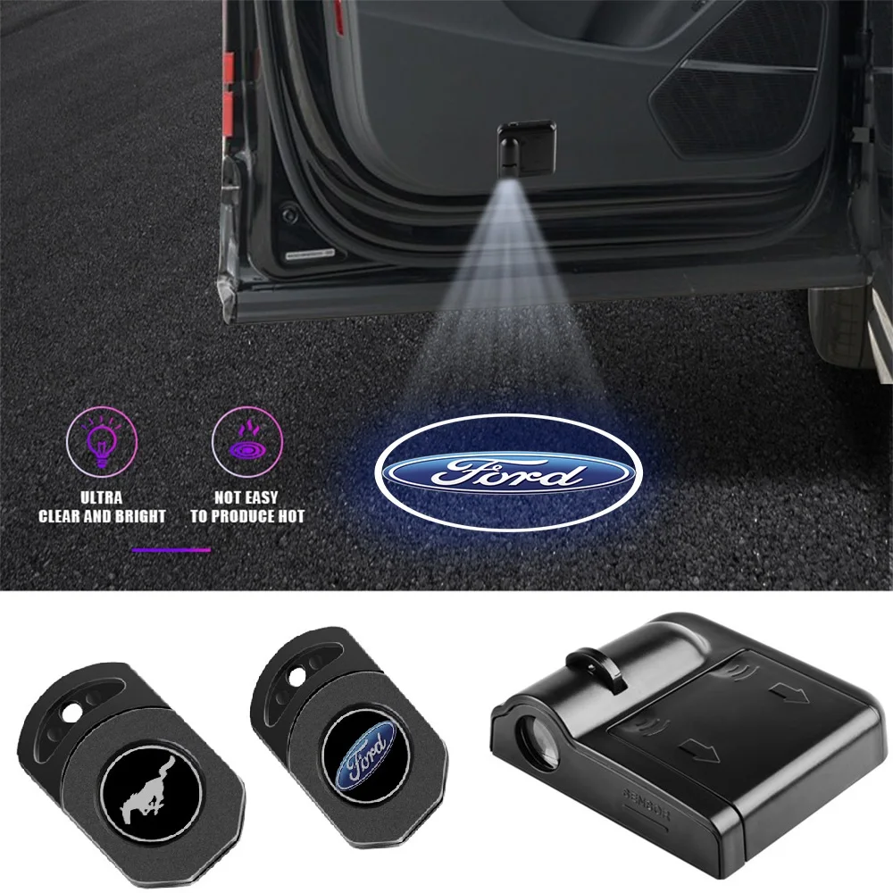 LED Car Door Welcome Light Laser Projector Light For Ford Mondeo Focus Mk2 Mk3 Mk7 Fiesta Escape Kuga Ecosport