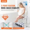 Shower Chair, Shower Seat with Back, Adjustable Height Stool, Chair for Inside Bathtub, Non-Slip Bathroom 2