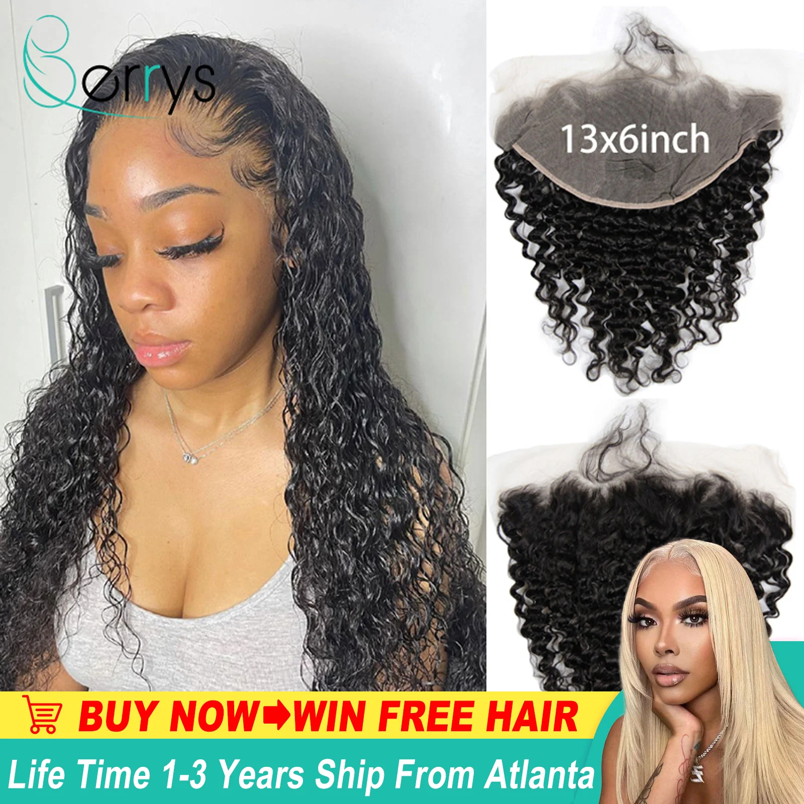 13x6 Hd Transparent Lace Frontal Brazilian Deep Wave Lace Front Glueless  Bleached Knots Swiss Lace Virgin Hair 4x4 Lace Closure - Closure -  AliExpress