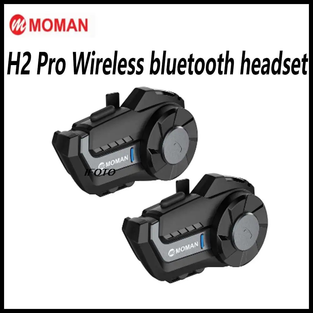 Synco Moman H2 Pro Casco Interfono Bluetooth Casco Moto Auricolare Cuffie Wireless Bike Impermeabile Wifi Videoregistratore