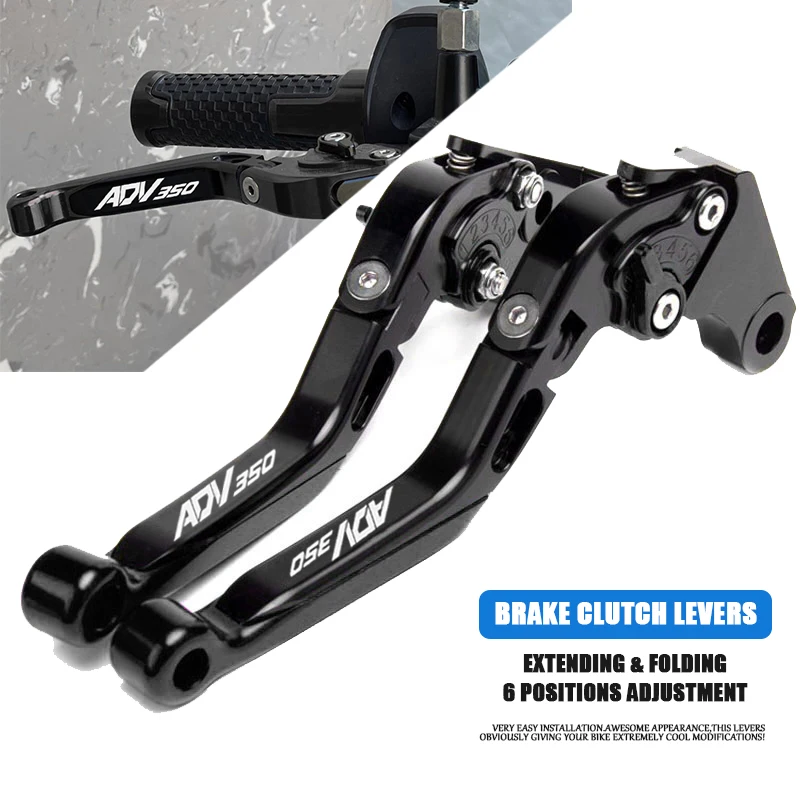 Leviers De Frein Et Embrayage CNC Pour Honda ADV 350 2021-2022 – Aluminium, Réglables, Style G