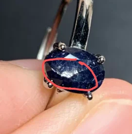 7MM Natural Sapphire Ring Adjustable Female Ring Jewelry for Women Gift Wholesale High Quality Vintage Fine