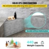 VEVOR Ready to Tile Shower Seat 22.4"x16"x20" Corner Shower Bench 440lbs Load-Bearing Waterproof Triangular Board Shower Bench 3