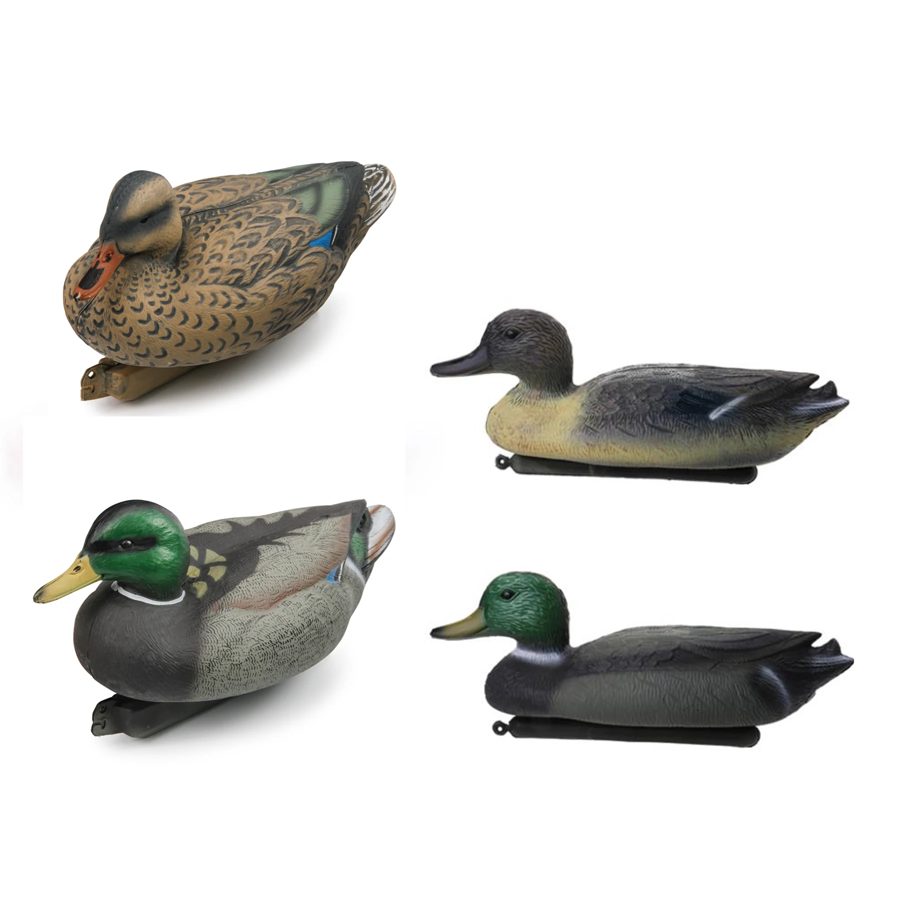 Leurre de canard mallard flottant 3D réaliste pour chasse au gibier d'eau - Accessoire de chasse