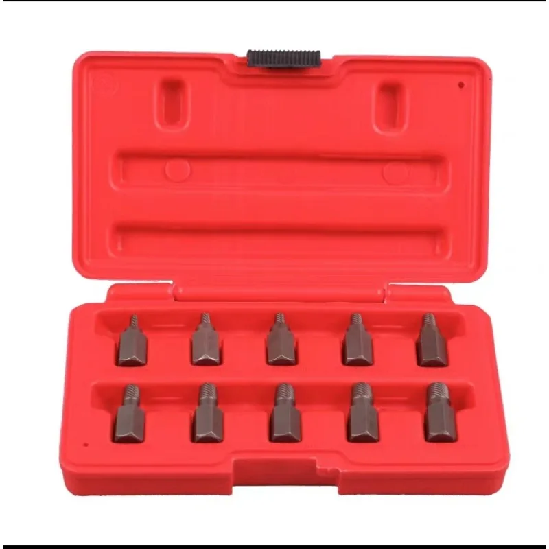 

NEW 10PCs Bolt Extractor Broken Screw Nut Removal Tool Multi-spline Broken Stud Sliding Tooth Removal Hexagonal Head