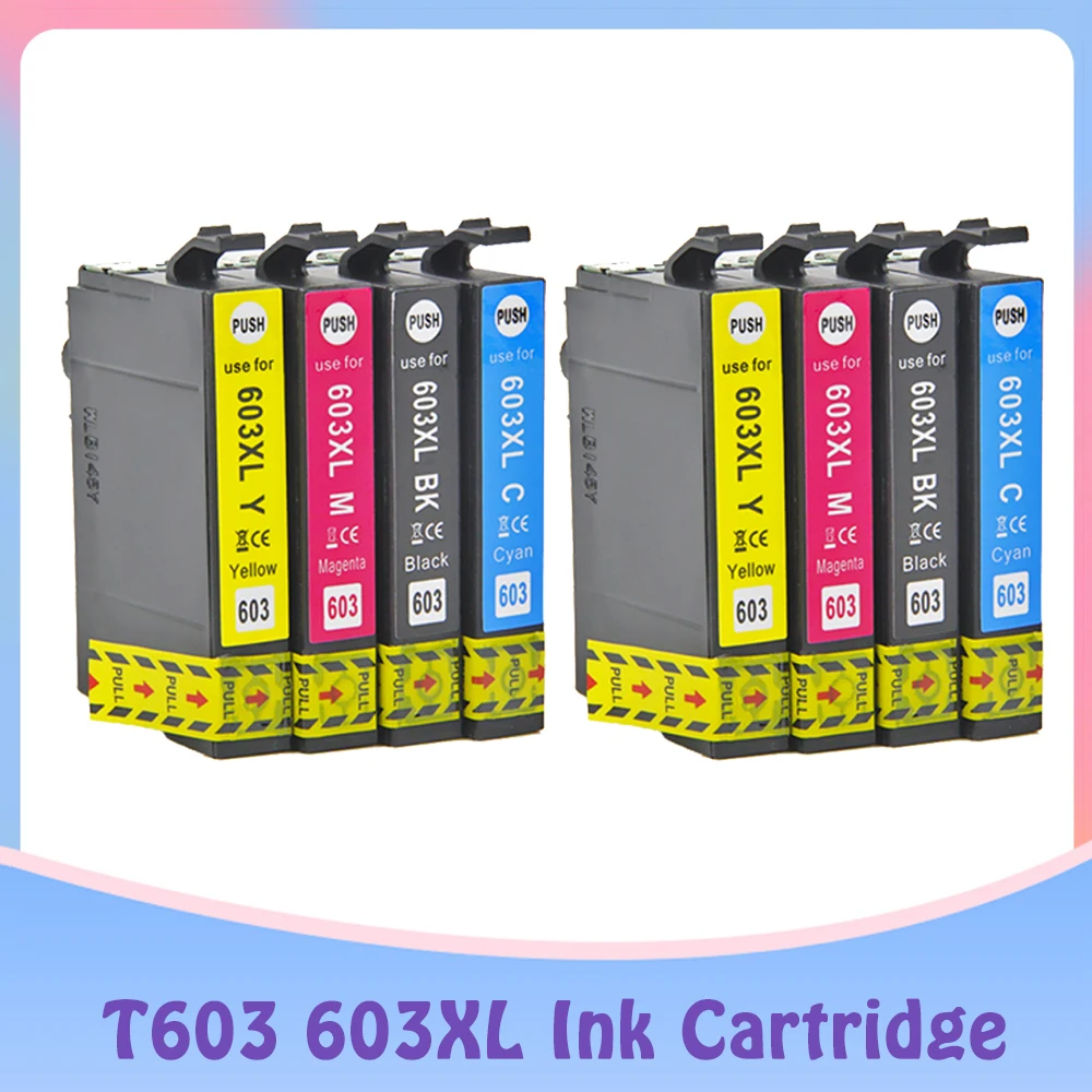 

Replacement For EPSON 603XL 603 T603XL E-603XL T603 XL Ink Cartridges For Epson Expression Home XP-4100 XP-3100 XP-2100 EU VER