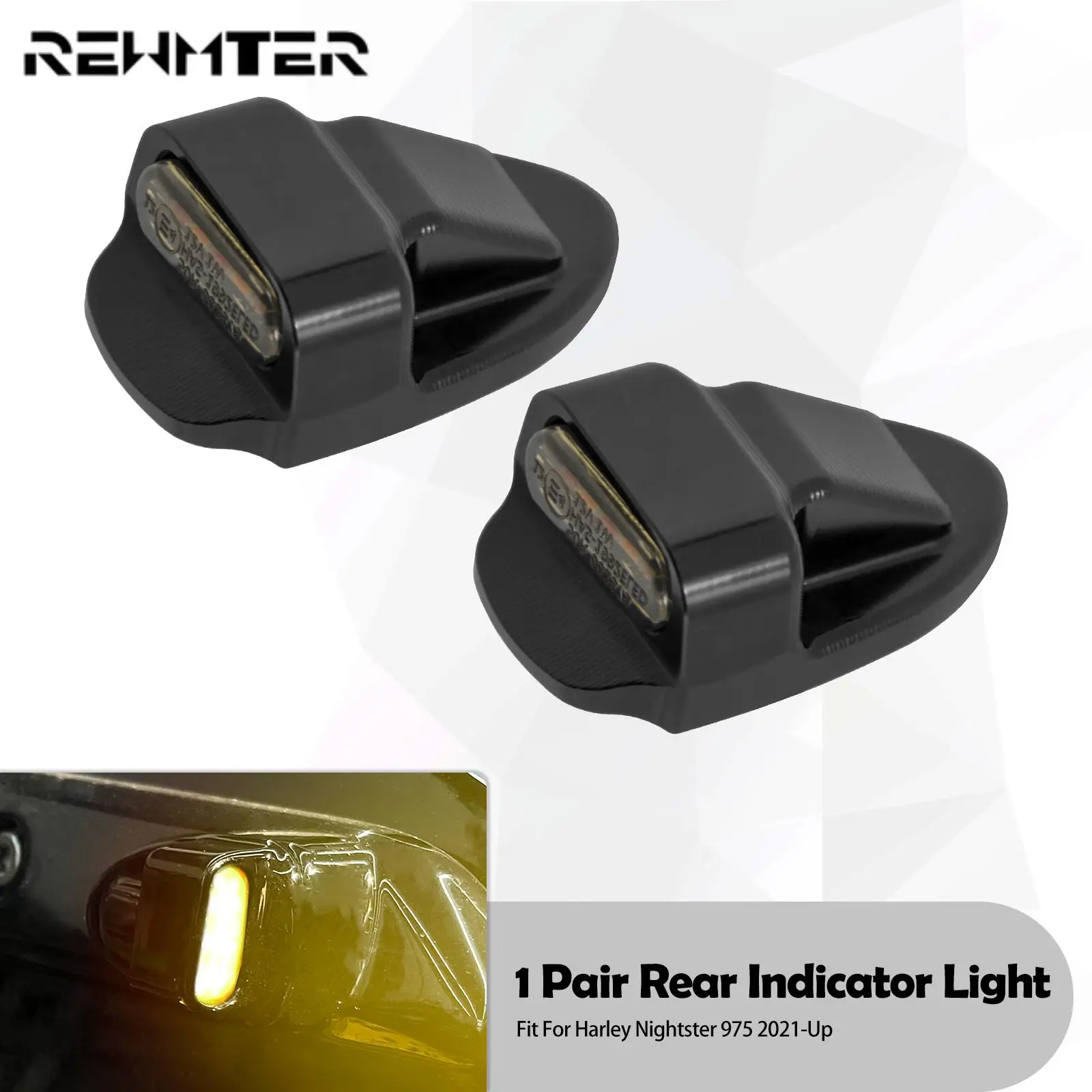 Fanale Posteriore A LED Con Indicatori Di Direzione Integrati Per Yamaha YZF-R1 2004-2006, Lente Fumè, Omologabile - 4