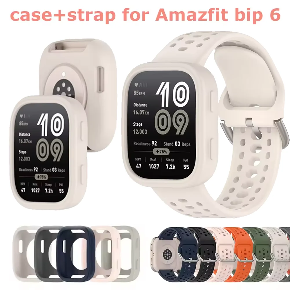 Premium Silicone Case and Band Set for Smartwatch 46mm - Durable Strap and Protective Cover Accessories
