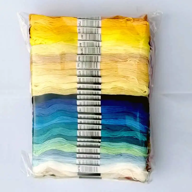 100 color cross-stitch stitch tool set Embroidery thread kit Bracelet braided cord DIY hand-embroidered thread
