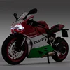 1:12 DUCATI 1199 Panigale Diavel  V4S Alloy Racing Motorcycle Model Diecasts Metal Street Sports  Sound Light Toys Gift 3