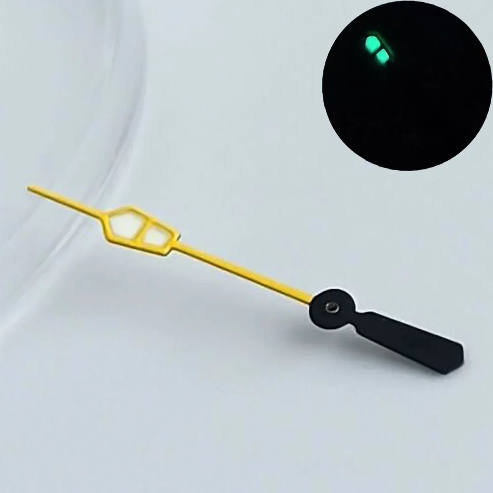 Premium Glow-in-the-Dark Watch Pointer - Blue/Green/Black Customizable Second Hand