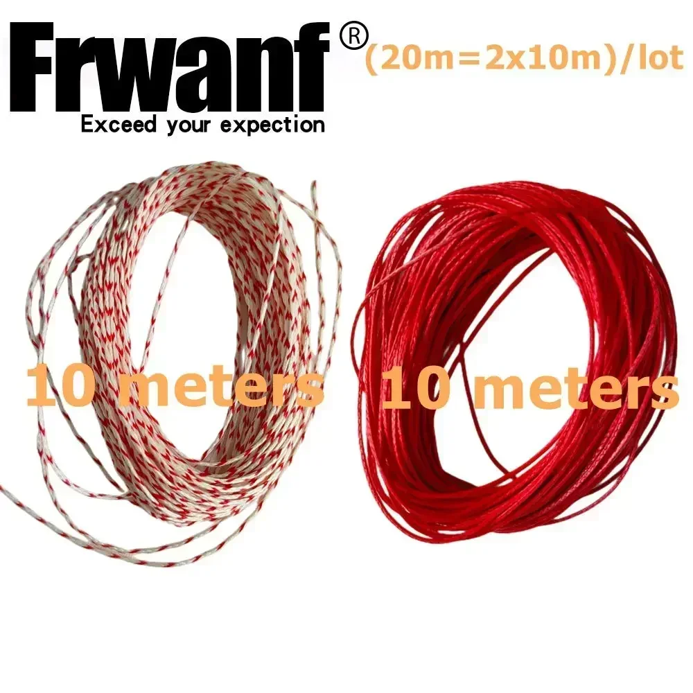 Frwanf PE 20 mt/los 8 Geflochtene Assist Linie für Salzwasser Angeln Jigging Haken Trolling Köder Gebunden Schnur Tauchen Speer Angeln seil – Detail 12