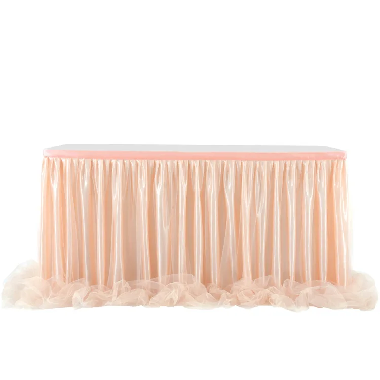 Rose gold long yarn