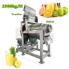 Industrial 2.5Ton/H Crushed Vegetable Juice Making Machine Screw Juicer Spiral Crushed Orange Lemon Fruit Juicer With Crusher 1