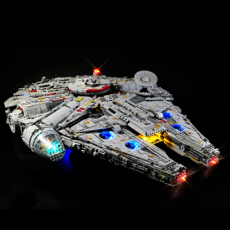 Kit Luce Led Per Lego 75192 Millennium Falcon Building Blocks Giocattolo In Mattoni (Solo Luce A Led, Senza Modello Di Blocchi)