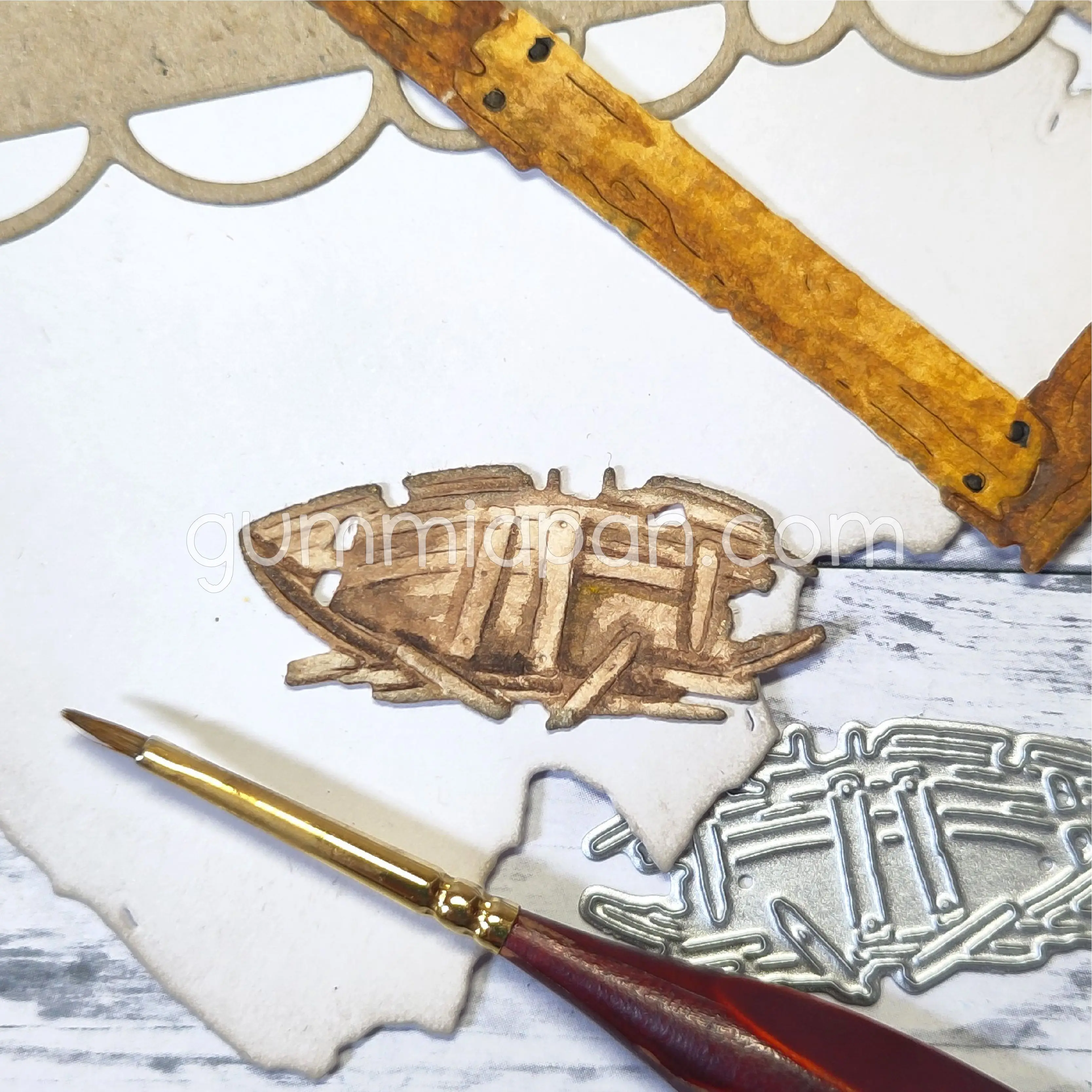 

Mini Ship Metal Cutting Dies DIY Scrapbook Embossed Make Paper Card Album Craft Template Supplies Decoration Die 2024 Arrivals