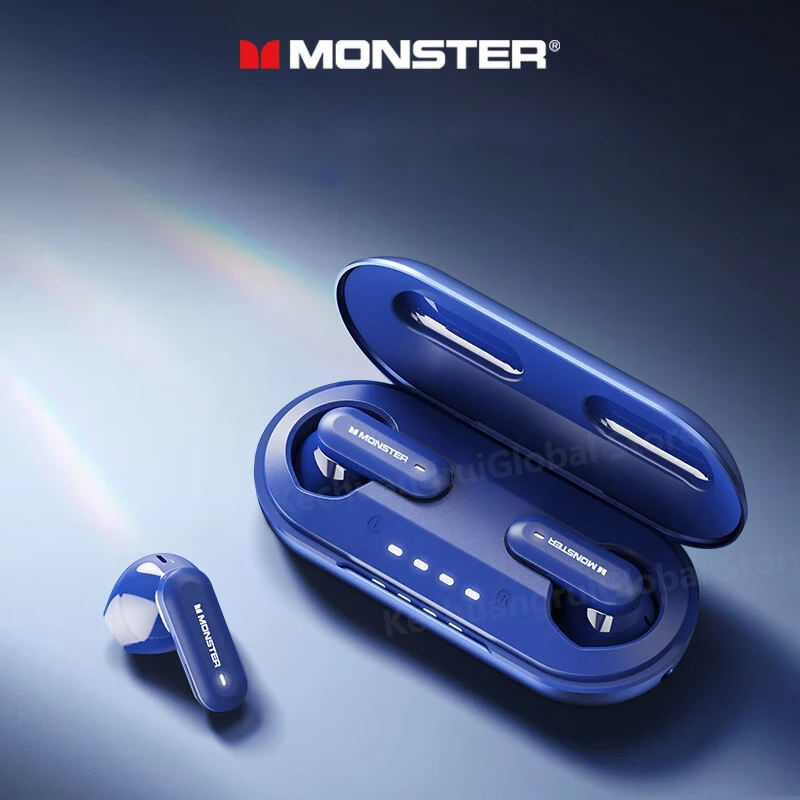 

Monster XKT25 Wireless Bluetooth 5.4 Headphones TWS Hifi Stereo Earphones Gaming Headset Noise Reduction Sports Earbuds With Mic