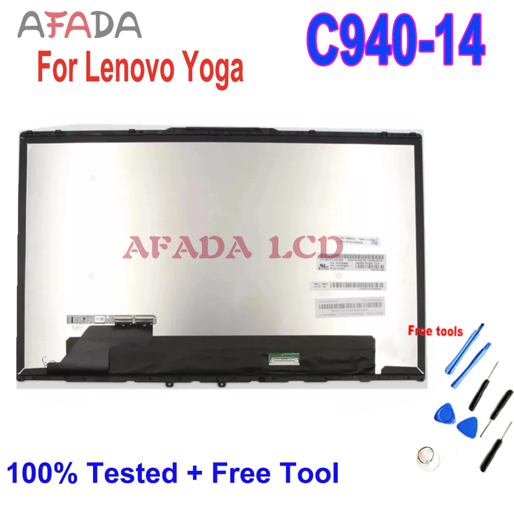 14'' Lcd Display For Lenovo Yoga C940-14 Laptop Touch Screen With Frame Small board Digitizer Assembly Replacement Parts |