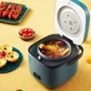 220V Mini Electric Cooking Machine, Single/Double Layer Hot Pot Rice Cooker Non-stick Pan 2