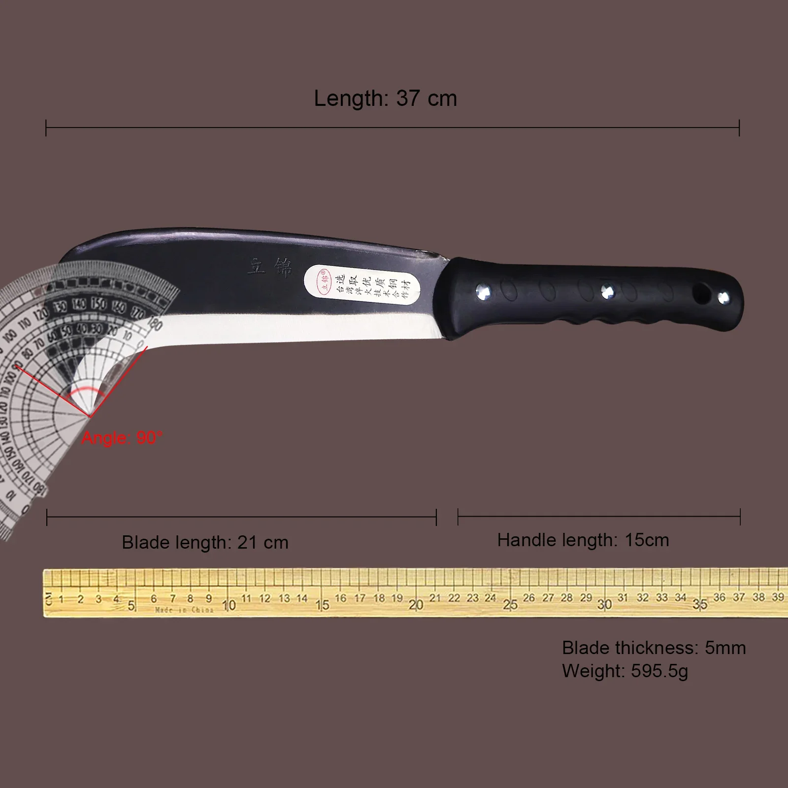 Taiwan export elbow firewood knife, outdoor logging knife, jungle tool knife, home garden knife 2