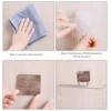 JJYY Multifunctional no-punch disposable dishcloth rag holder towel paper cup hanger storage rack kitchen bathroom supplies 5