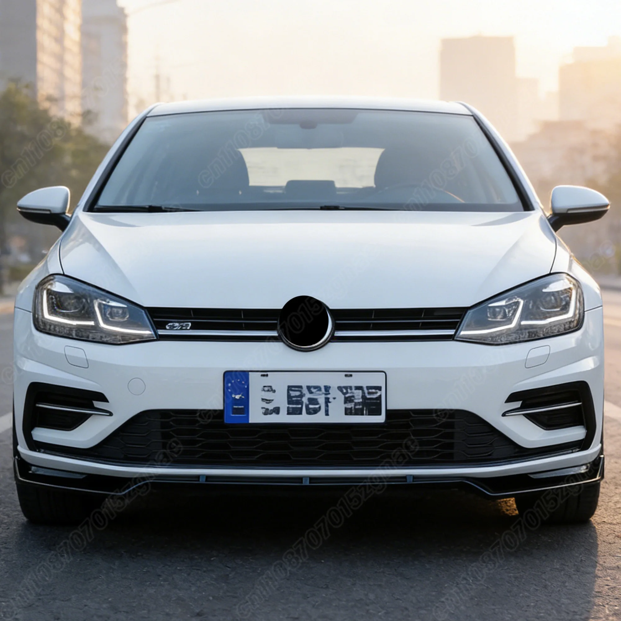 폭스바겐 골프 7 7.5 GTI GTD R R-라인 페이스리프트 2012 2013 2014 2015 2016 2017 2018 2019 자동차 프론트 범퍼 립 바디 개조 키트
