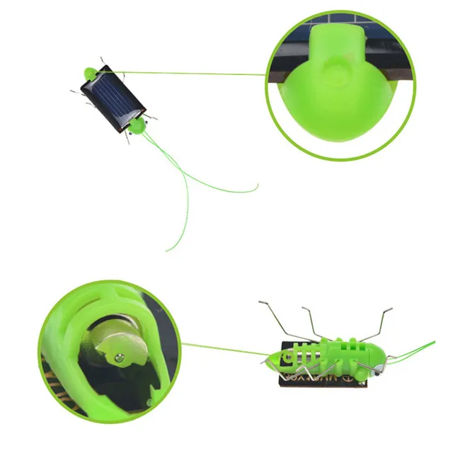 Solar grasshopper Educational Solar Powered Grasshopper Robot Toy required Gadget Gift solar toys No batteries for kids  gifts 6