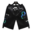 Casual 2024 Summer Shorts For Men's Fashion Printed Loose Knee-Length Pant Trouser Sport Outwear Elastic Waist Drawstring Jogger 5