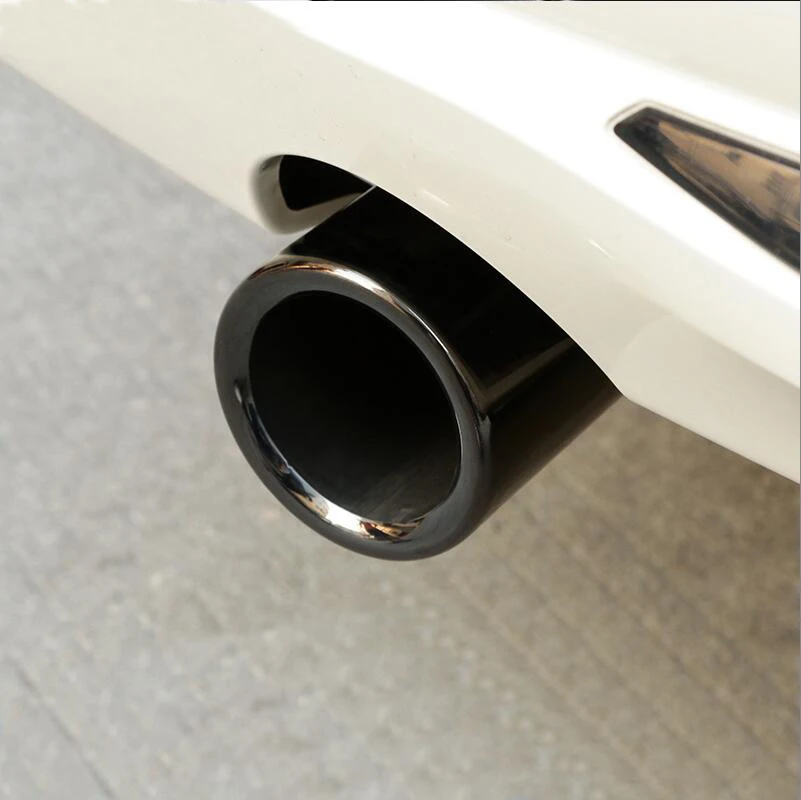 Für BMW F10 F20 F30 F32 F34 F36 F48 Auspuff-Endrohr aus Edelstahl mit Chrom-Verkleidung, Modifizierte Auto-Heckrohr-Verkleidung – Detail 3