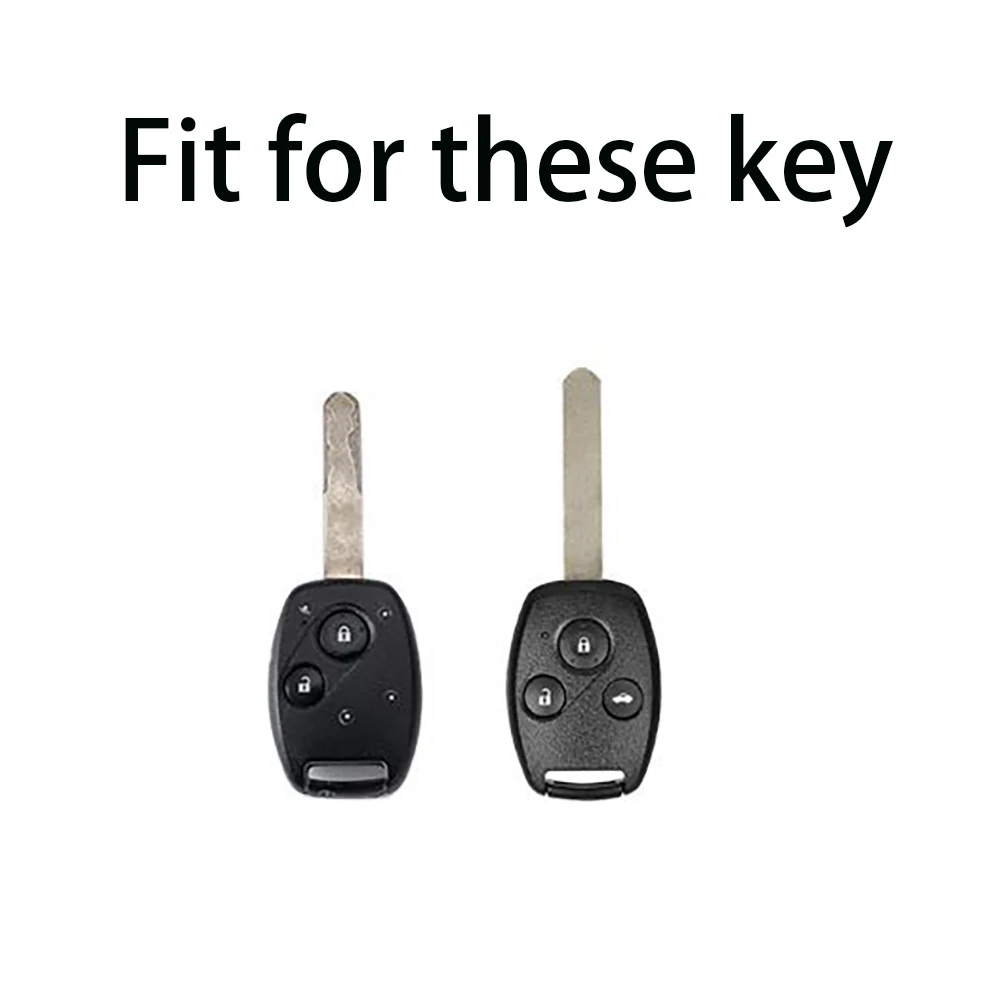 T-carbon Real Carbon Fiber Key Fob Case For Honda Civic, Accord, CR-V, Pilot (2023-2024) - Red - View #6