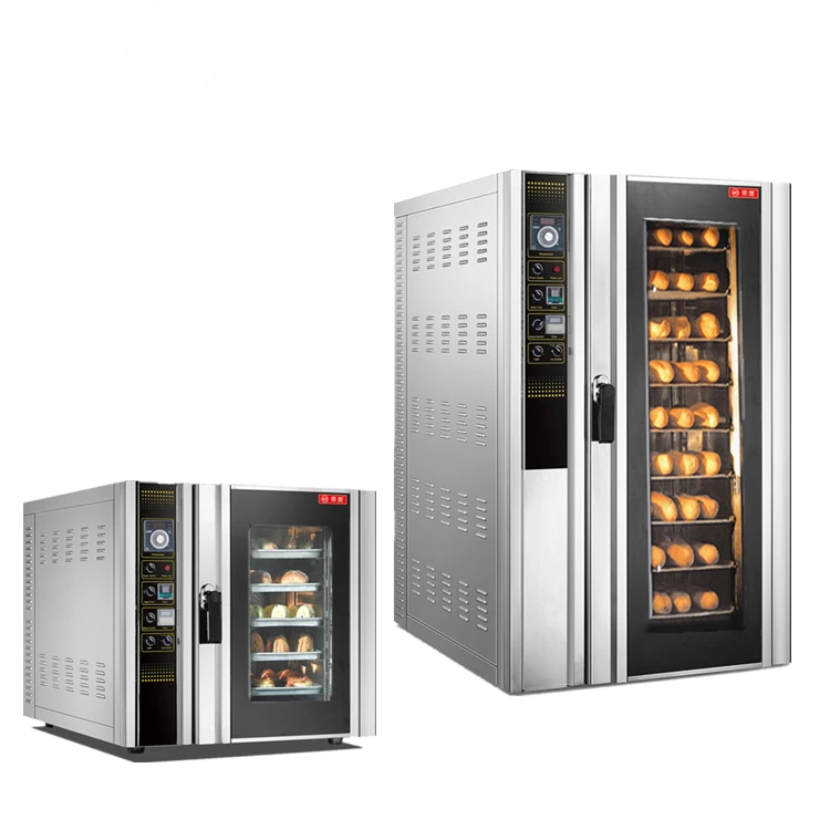 Industrial Commercial Large Bakery Bake Cake Baking Machines Equipment Covection Oven Convector Convect Gas Oven 4 Tray 5 Trays