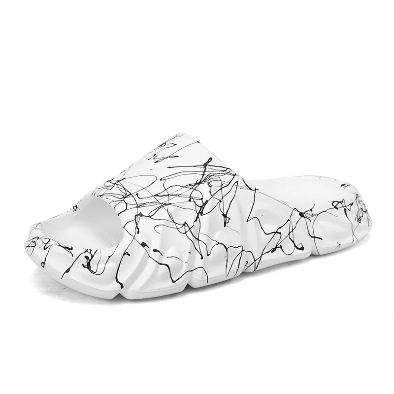 Slip-Hausschuhe für Herren, rutschfest, rutschfest, für den Sommer, bequem, mit dicker Sohle, für drinnen und draußen_voghion.com