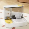 2 In 1 Tilted Automatic Cat Feeder & Water Dispenser with Gravity Food And Water Storage Container for Cats and Dogs 6