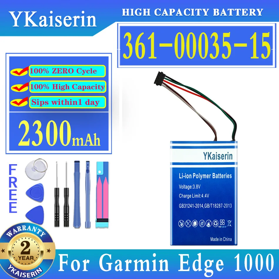 Batteria Di Ricambio Da 2300Mah 361-00035-15 Per Garmin Edge 1000 Edge Explore 1000 Approach G8 Gps Muslimah