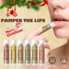 Christmas gift 6PCS/box lip balm set, shiny and moisturizing, softening dead skin, suitable for dry lips, a gift for women 2