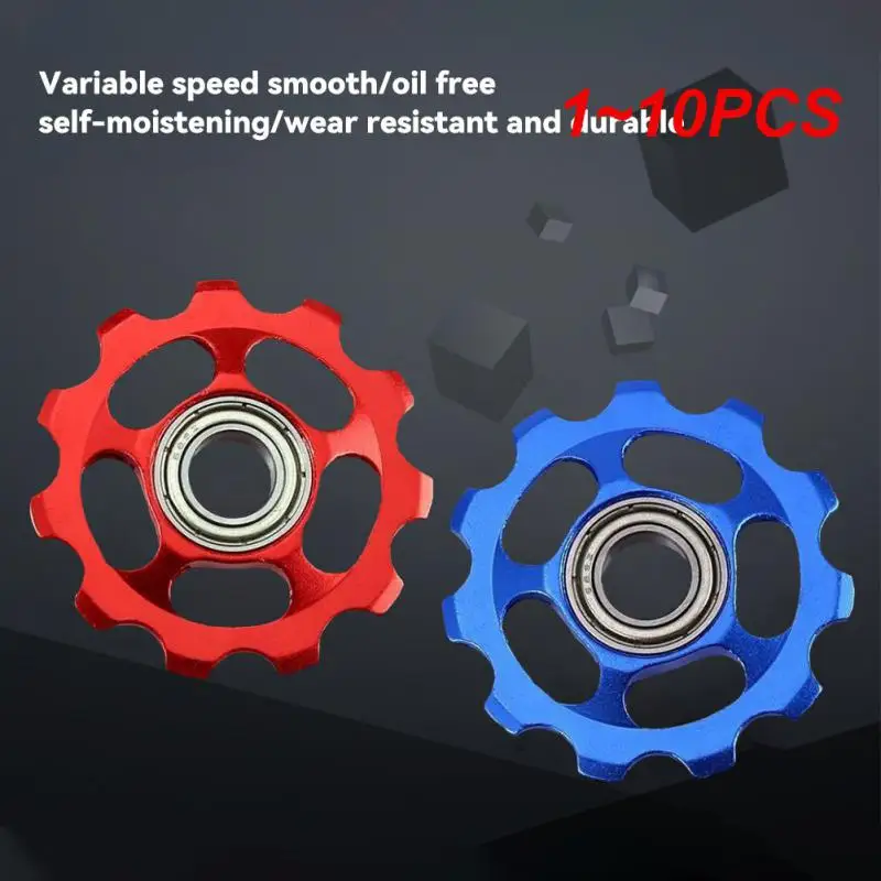 1 ~ 10 Pz Mountain Road Bike Cuscinetto Posteriore Deragliatore 10T 11T 13T Puleggia In Acciaio Rullo Folle Cuscinetto Jockey Wheel Parts