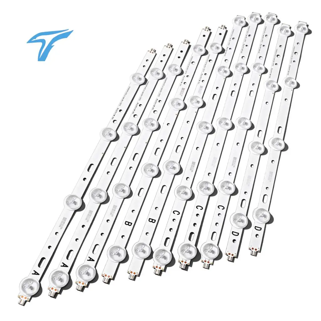 (New kit) 10pcs LED backlight bar Replacement for SVS400A79 4LED A B D 5LED C type SVS400A73 40D1333B 40PFL3208T LTA400HM23