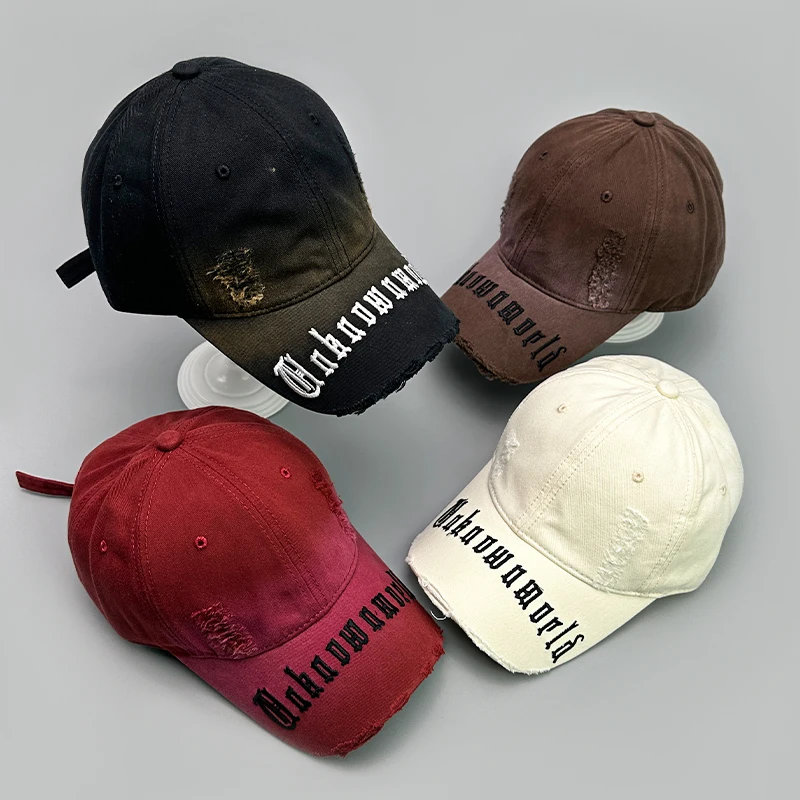 Personalisierte Sanskrit-Stickerei Baseballkappen – Neu für Herren und Damen: Farbverlauf, Sonnenschutz, atmungsaktiv, vielseitig, modische Snapback-Caps
