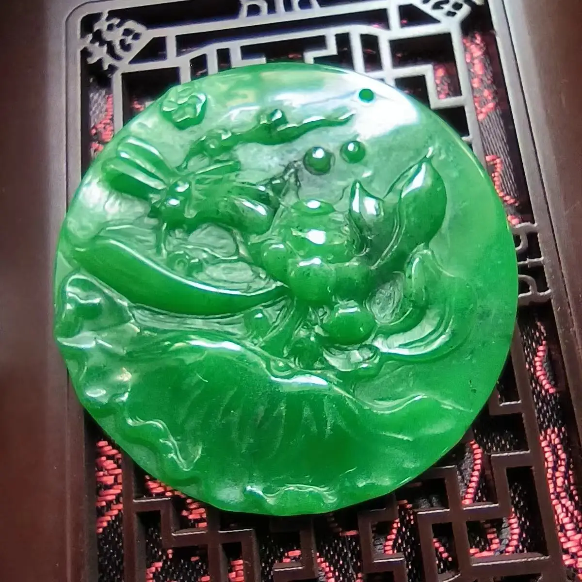 

1pcs/lot colorful natural jade pendant Chinese classical auspicious pattern animal plant landscape multiple style jewelry amulet