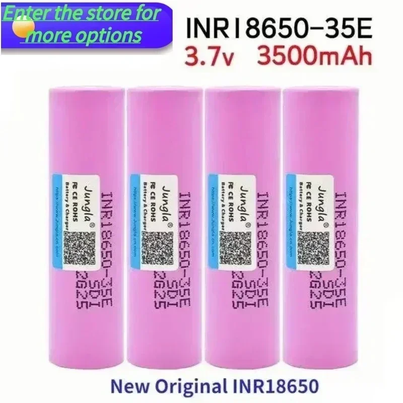 

HOT 2024 Origineel Voor 18650 3500Mah 20A Ontlading INR18650 35E 1-10PCS 3.7V Li-Ion Oplaadbare Battery+free Shipping Lifepo4