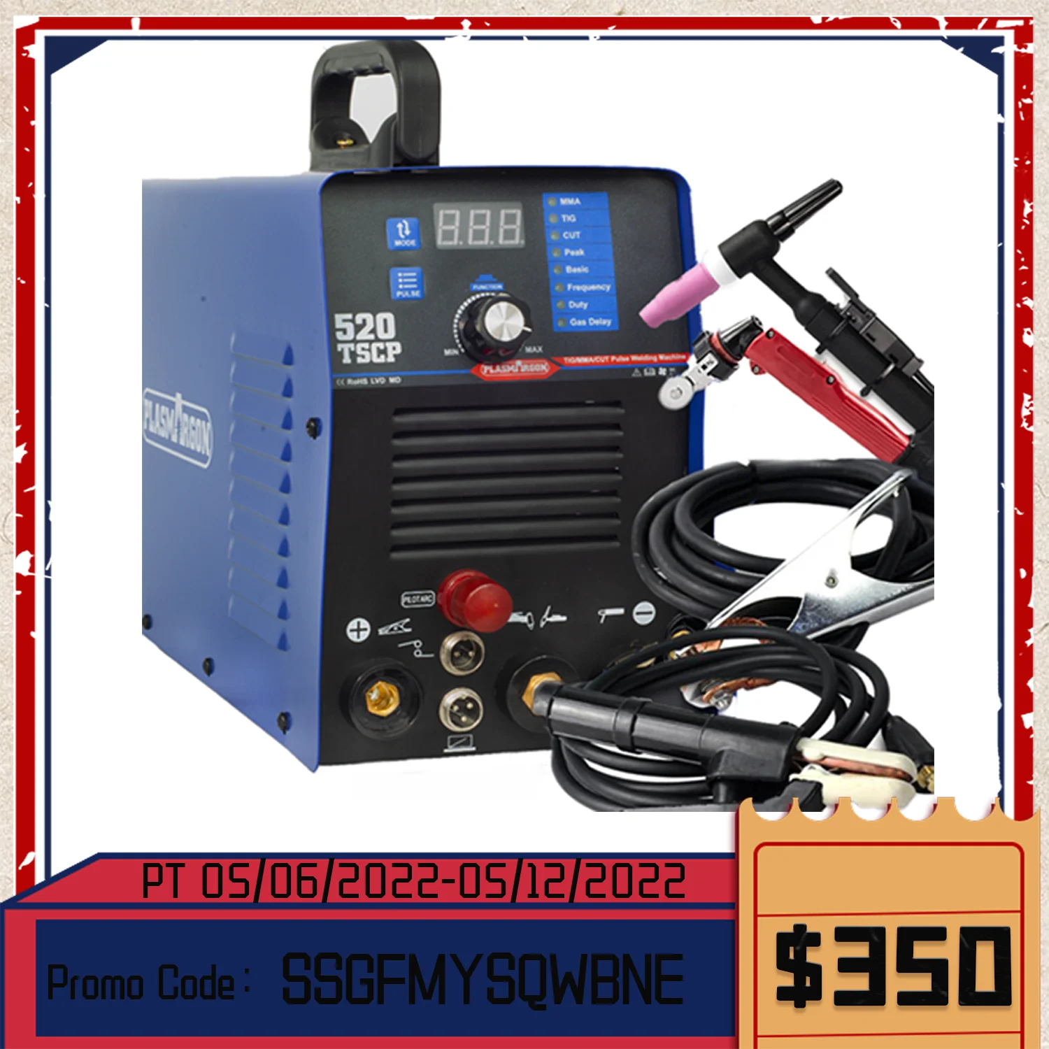 Plasmargon Air Plasma Cutter Pilot Arc Tig Cut Mma Pulse 160a Cutter 4