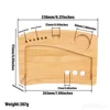 Premium Wooden Bamboo Multi-Functional Rolling Tray Cigarette Tray Support Customized Logo Smoking Accessories Wholesale 5